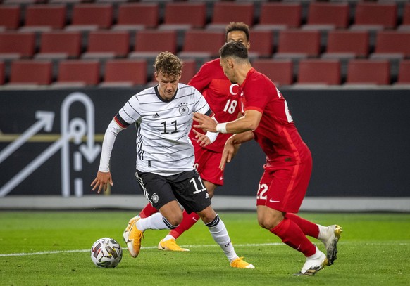 Luca Waldschmidt Deutschland Deutschland - Türkei DFB Nationalmannschaft 07.10.2020, Fussball, 1. Bundesliga, Saison 2020/21 Foto: Moritz Müller Only for Editorial use *** Luca Waldschmidt Germany Ger ...