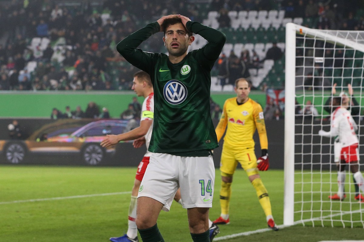 Admir Mehmedi im Ligaspiel gegen Leipzig: Körpersprache und Blick sagen alles.