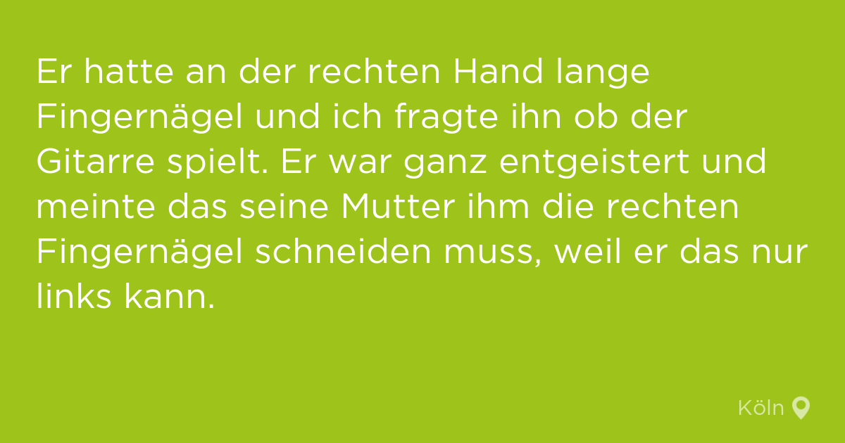 Immerhin hat er ein gutes Verhältnis zu seiner Mutter.