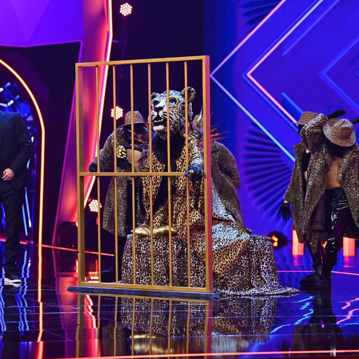 Leopard bei "The Masked Singer" Folge 1
