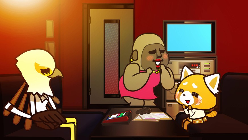 AGGRETSUKO, Aggretsuko right, Season 1, airs April 20, 2018. photo: Netflix / Courtesy: Everett Collection ACHTUNG AUFNAHMEDATUM GESCH�TZT PUBLICATIONxINxGERxSUIxAUTxONLY Copyright: xNetflix/Courtesyx ...