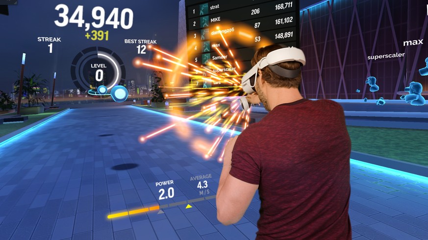 FIT XR3 Fitnessspiel für die Meta Quest 2 VR-Brille