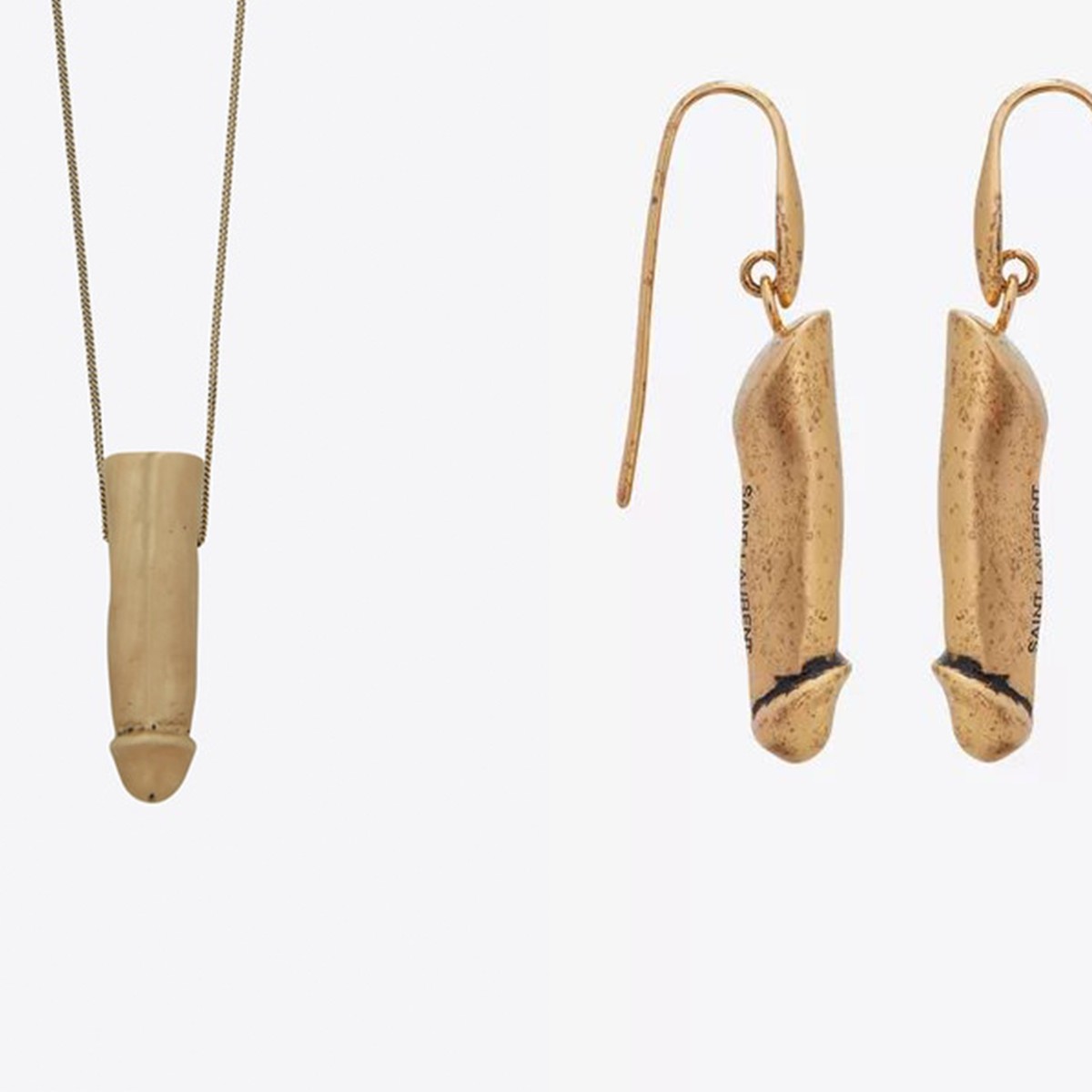 Yves Saint Laurent verkauft goldenen Penis Schmuck