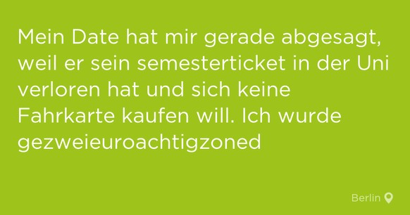 Liebes-Endstation: Kurzstrecke.