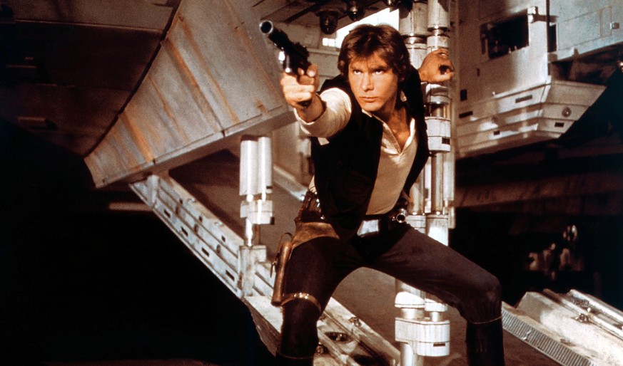 Harrison Ford Characters: Han Solo Film: Star Wars Star Wars: Episode Iv - A New Hope USA 1977 / Neuer Titel Auch: Star Wars: Episode Iv Eine Neue Hoffnung Director: George Lucas 25 May 1977 PUBLICATI ...