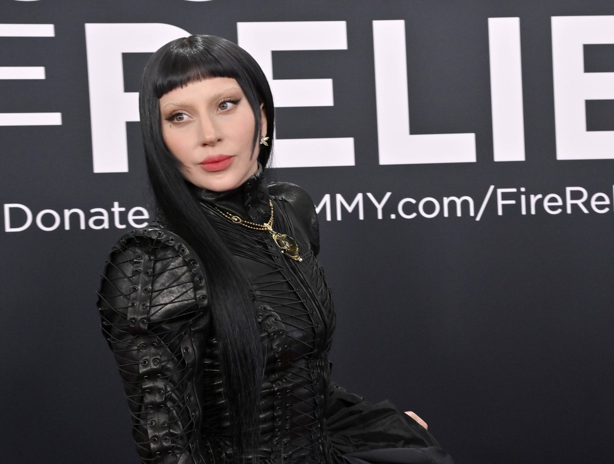 Lady Gaga arrives for the 67th Annual Grammy Awards at Crypto.com Arena in Los Angeles on February 2, 2025. The awards ceremony will honor the best recordings, compositions, and artists from September ...