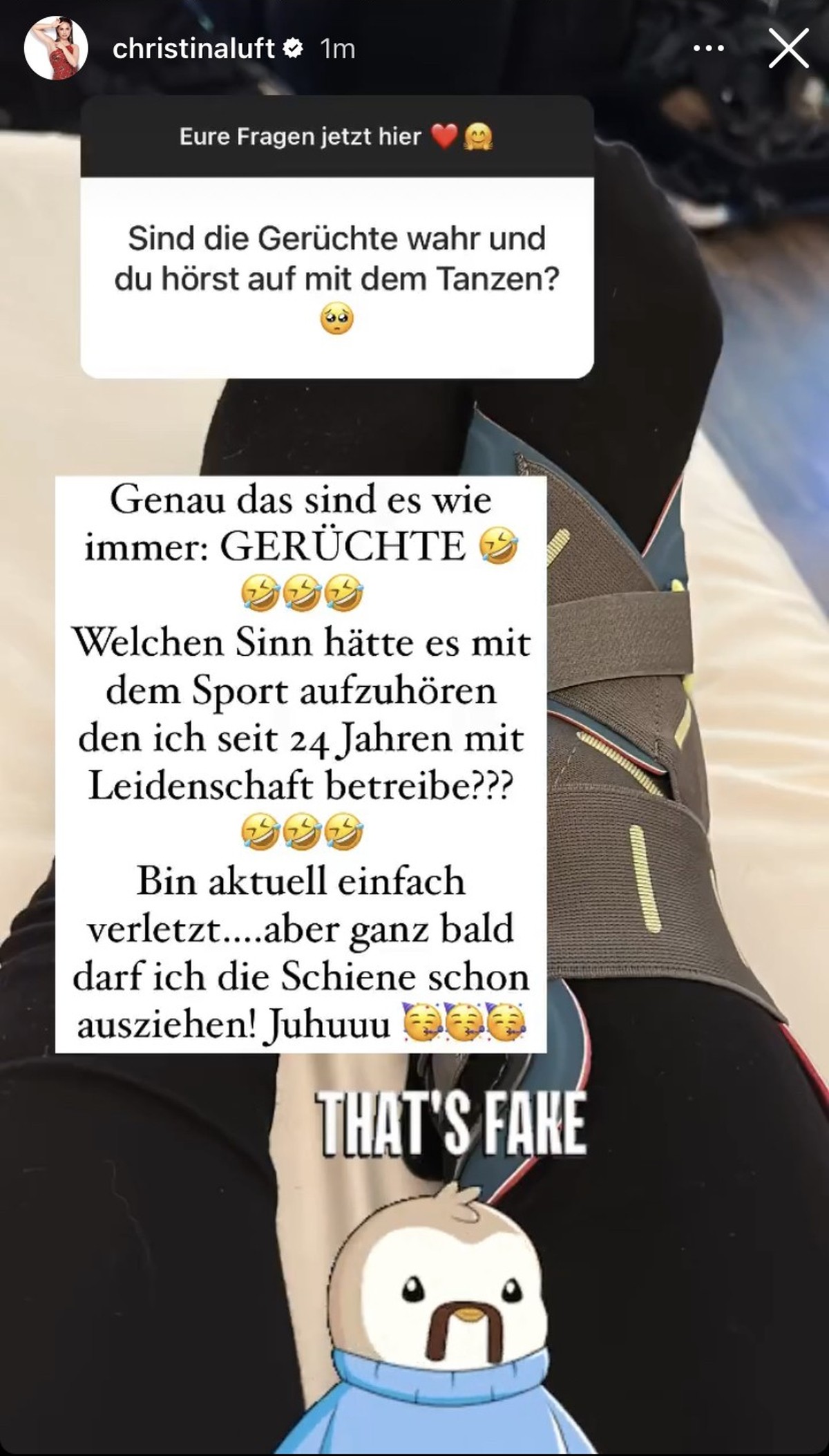 Christina Luft räumt mit einem Gerücht auf.