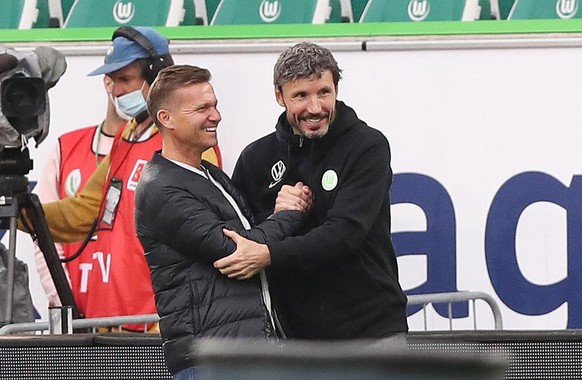 Jesse Marsch und Mark van Bommel waren nur kurzzeitig in Leipzig und Wolfsburg Trainer.