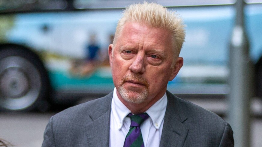 April 29, 2022, London, England, United Kingdom: Former German tennis star BORIS BECKER arrives at Southwark Crown Court in London for sentencing. London United Kingdom - ZUMAs262 20220429_zip_s262_06 ...