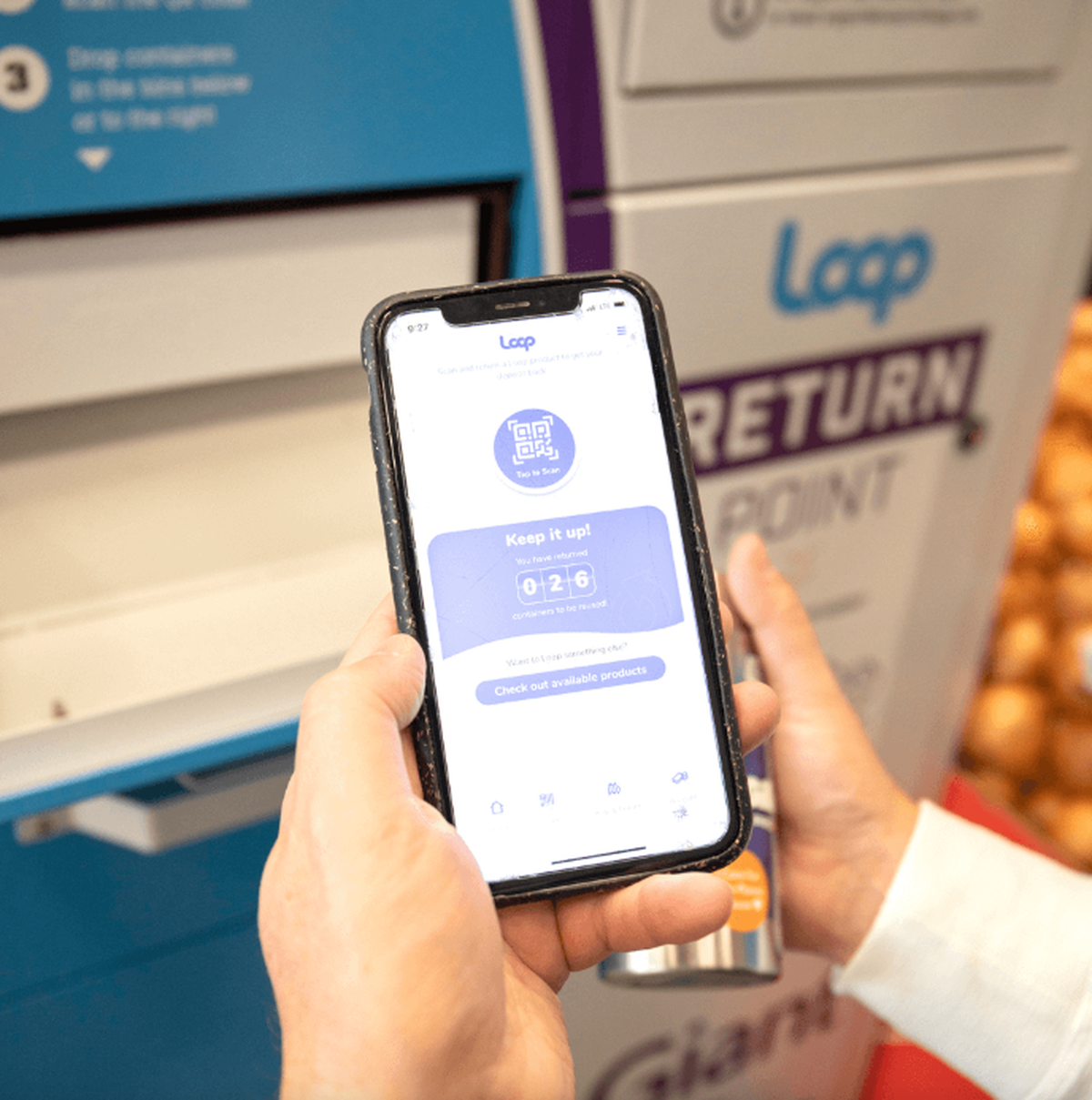 Eine App soll bei der Nutzung des Pfandsystems helfen.