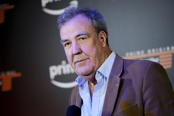 FILE - Co-host Jeremy Clarkson attends Amazon Studio&#039;s &quot;The Grand Tour&quot; season two premiere screening and party at Duggal Greenhouse on Thursday, Dec. 7, 2017, in New York. British tele ...