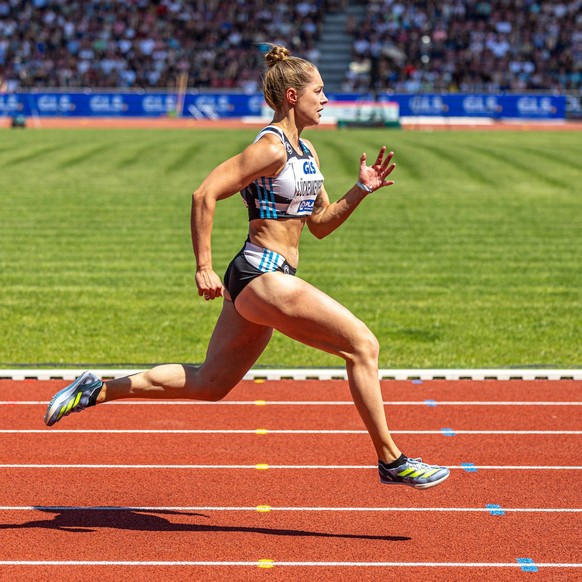 Deutsche Leichtathletik-Meisterschaften Kassel, 08.07.2023 Gina Lueckenkemper SCC Berlin Deutsche Leichtathletik-Meisterschaften im Auestadion in Kassel am 08.07.2023, Hessen. *** German Athletics Cha ...