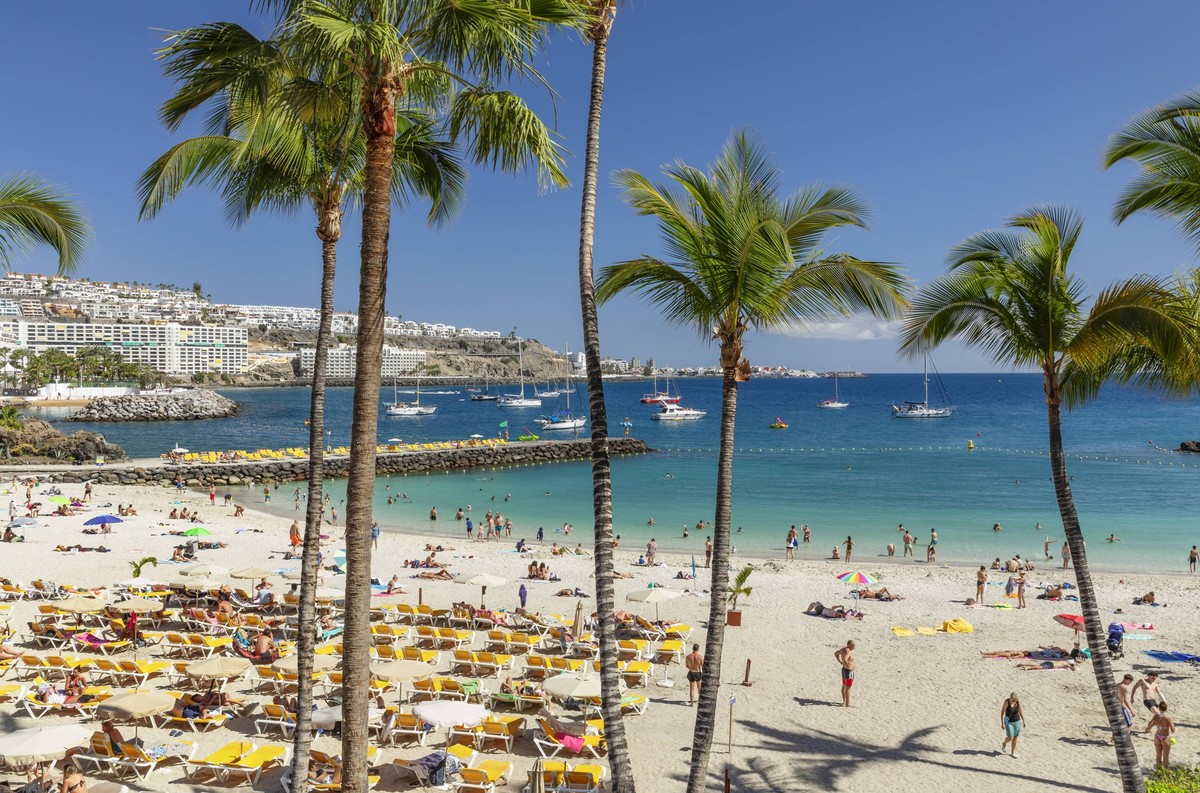 Anfi del Mar, Playa de la Verga, Arguineguin, Gran Canaria, Canary Islands, Spain, Atlantic, Europe Copyright: MarkusxLange 1160-5487 RECORD DATE NOT STATED