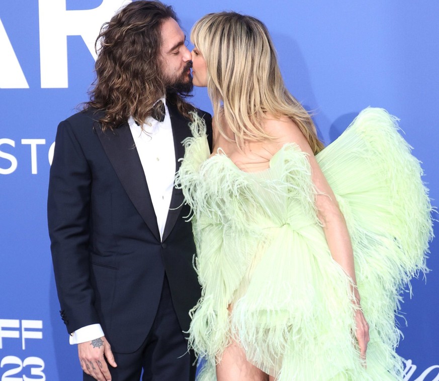 Tom Kaulitz and Heidi Klum attend the amfAR Cinema Against AIDS gala during the 76th annual Cannes Film Festival on May 25, 2023 in Cannes, France. PUBLICATIONxNOTxINxUSA Copyright: ximageSPACEx