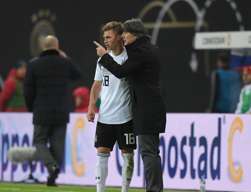 15.11.2018, Fussball Laenderspiel, Deutschland - Russland 3:0, v.re., Bundestrainer Joachim Loew, Joachim L