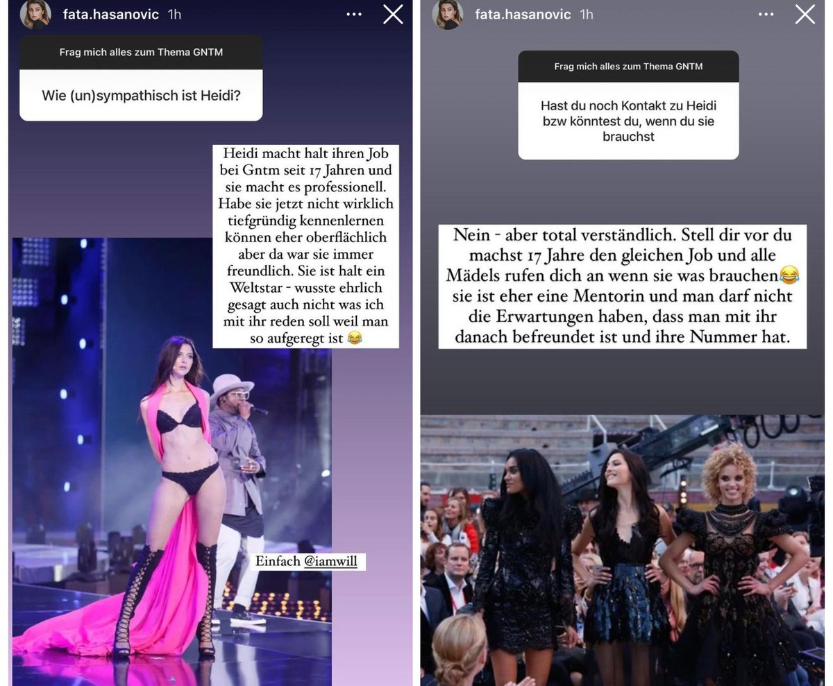 So denkt Fata über Heidi Klum.