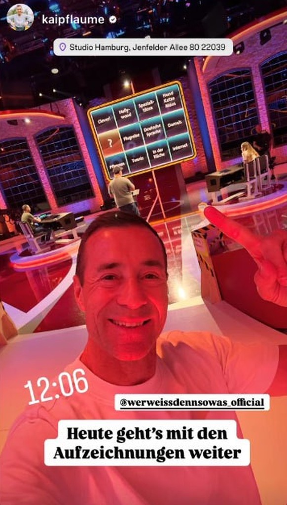 Kai Pflaume gibt einen Einblick in die Aufzeichnung von "Wer weiß denn sowas?".