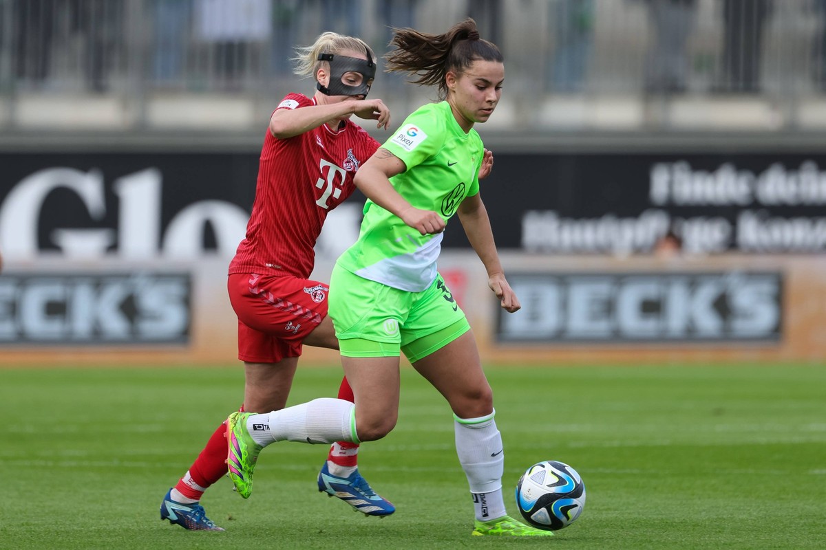 v.li.: Celina Degen 1. FC K