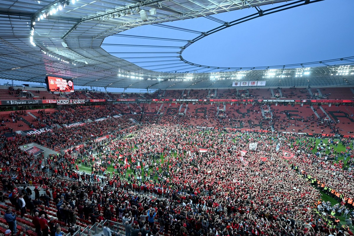 14.04.2024, Nordrhein-Westfalen, Leverkusen: Fu