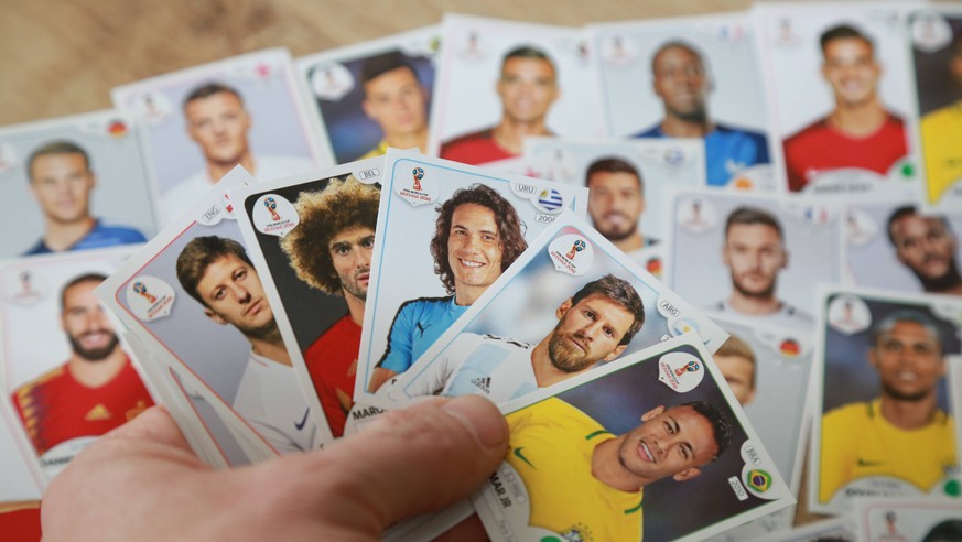 Panini Sammelbilder - Fussball WM 2018 Messi, Neymar, Boateng, Neuer, Cavani,.. *** Panini Collectibles Soccer World Cup 2018 Messi Neymar Boateng New Cavani