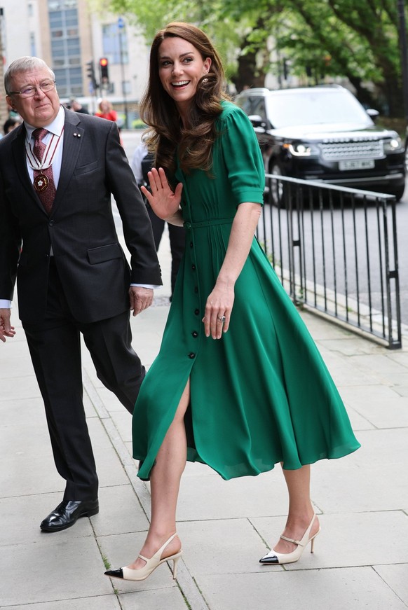 . 18/05/2023. London, United Kingdom. Kate Middleton, the Princess of Wales, arriving at the Anna Freud charity in London, to mark Mental Health Awareness Week. PUBLICATIONxINxGERxSUIxAUTxHUNxONLY xSt ...