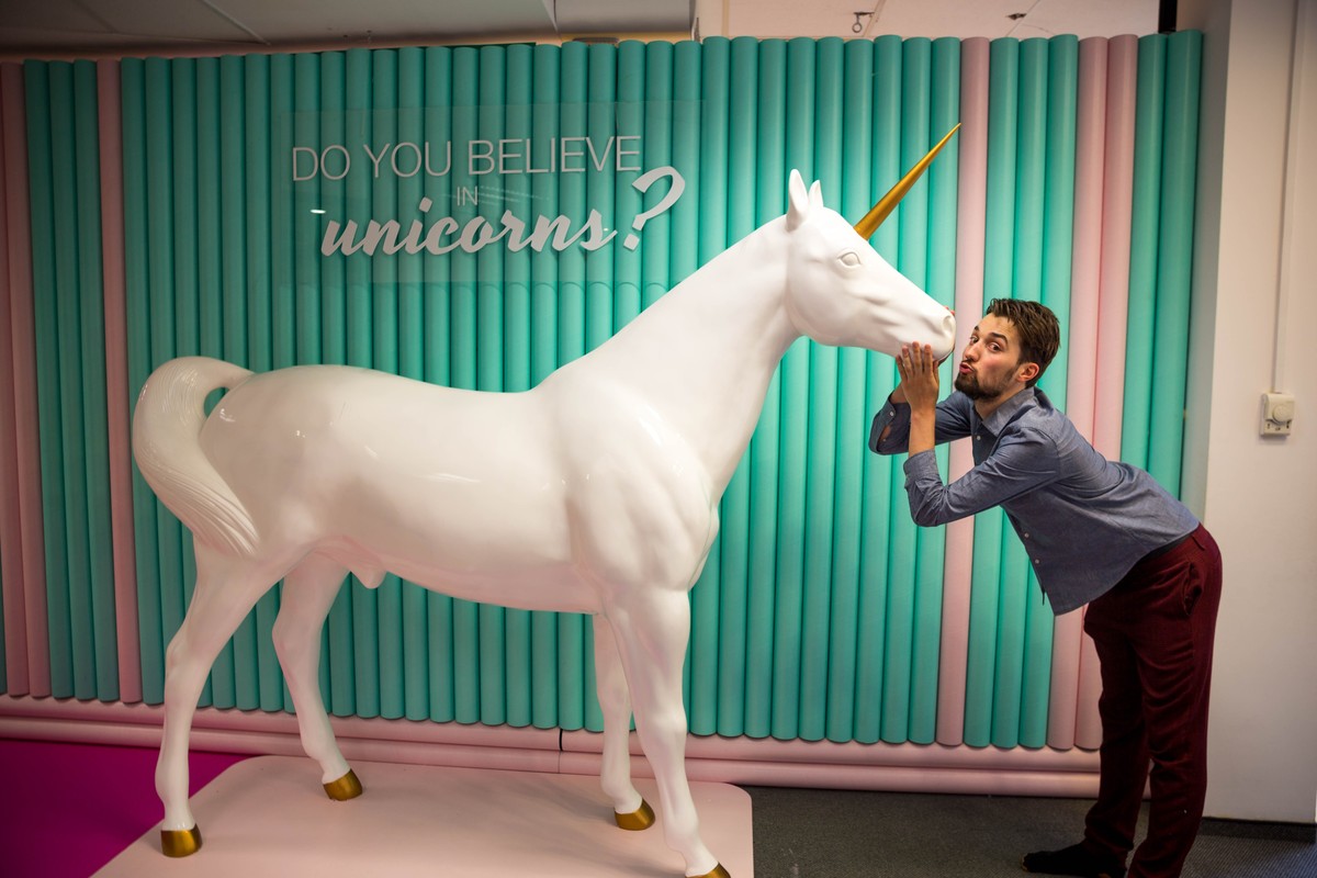 May 17, 2019 - Philip Buchen poses in the Museum of Happiness, a location targeted for Instagram-Fans and Influencers, in Szczecin, Poland.