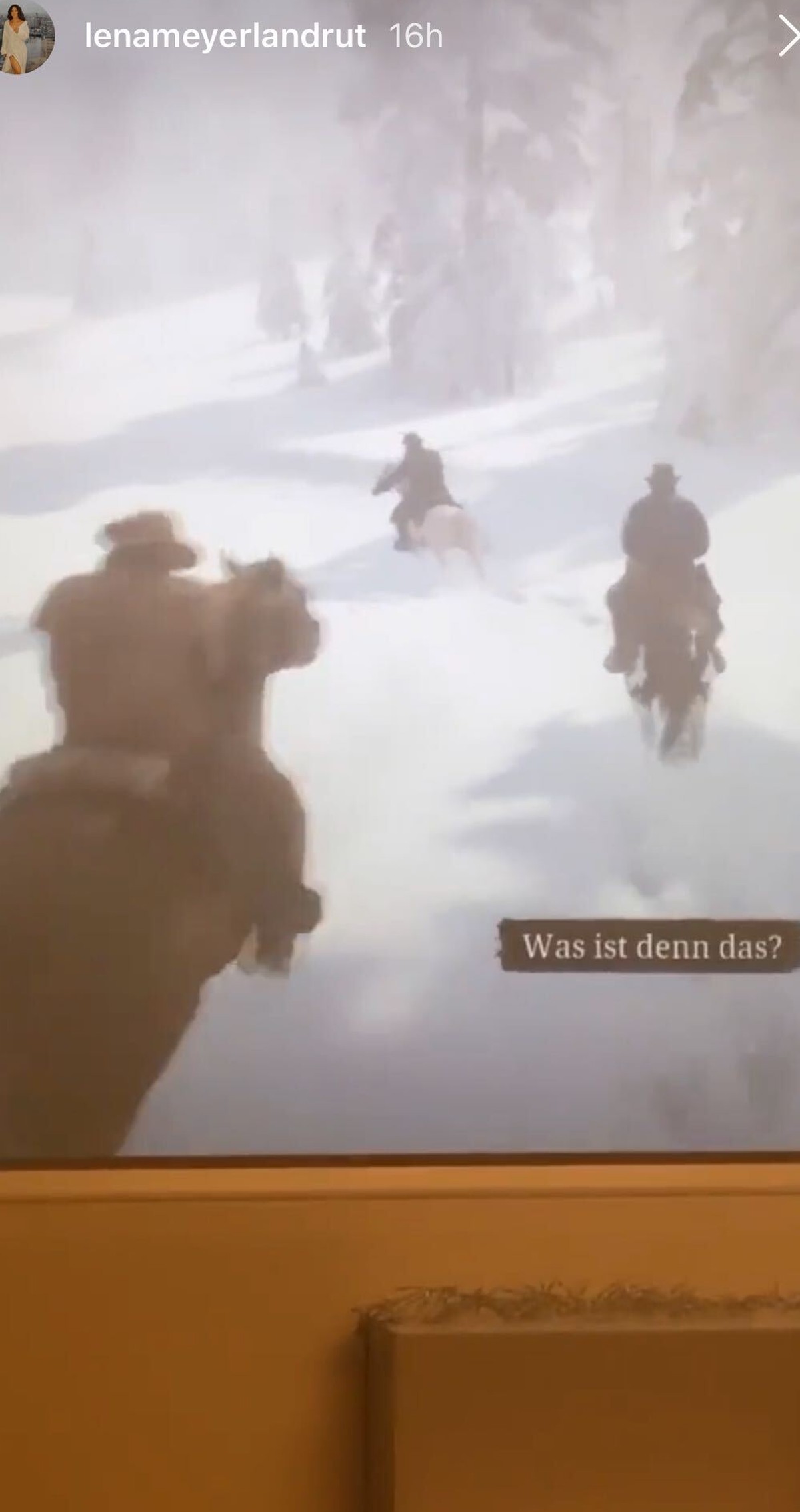 Lena Meyer-Landrut: Die 28-Jährige spielt "Red Dead Redemption".