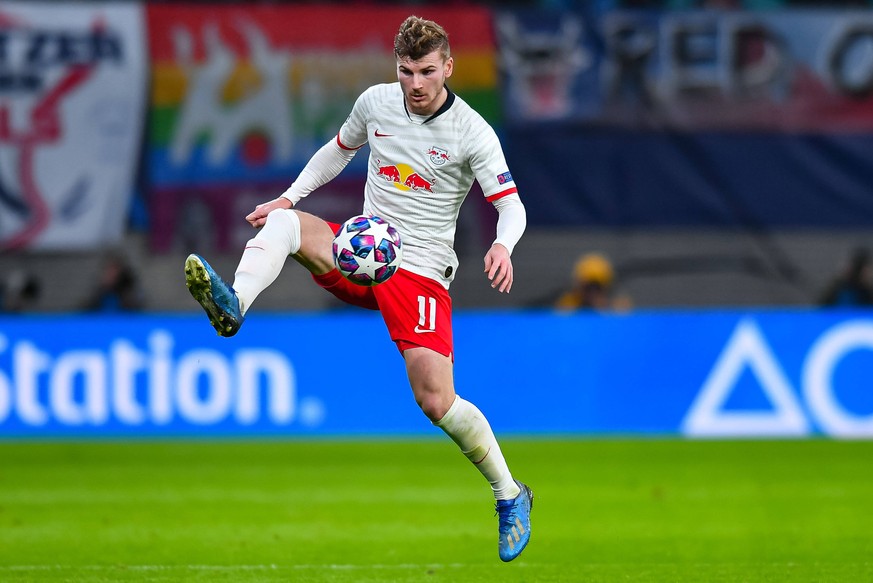 2020.03.10 Lipsk Pilka nozna UEFA Liga Mistrzow sezon 2019/2020 RB Lipsk - Tottenham Hotspur N/z Timo Werner Foto Pawel Andrachiewicz / PressFocus 2020.03.10 Lipsk Football UEFA Champions League seaso ...