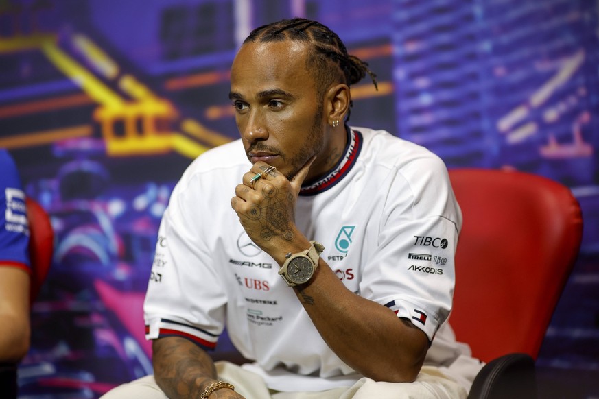 44 Lewis Hamilton GBR, Mercedes-AMG Petronas F1 Team, F1 Grand Prix of Singapore at Marina Bay Street Circuit on September 29, 2022 in Singapore, Singapore. Photo by HOCH ZWEI Singapore Singapore ***  ...