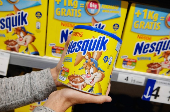 Nestle,Nesquik. (Photo by: Newscast/Universal Images Group via Getty Images)