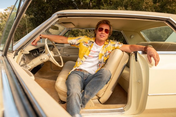 Brad Pitt: Für &quot;Once Upon a Time in Hollywood&quot; ist er als bester Nebendarsteller nominiert. Damit könnte er zum zweiten Mal die Filmtrophäe in seinen Händen halten.