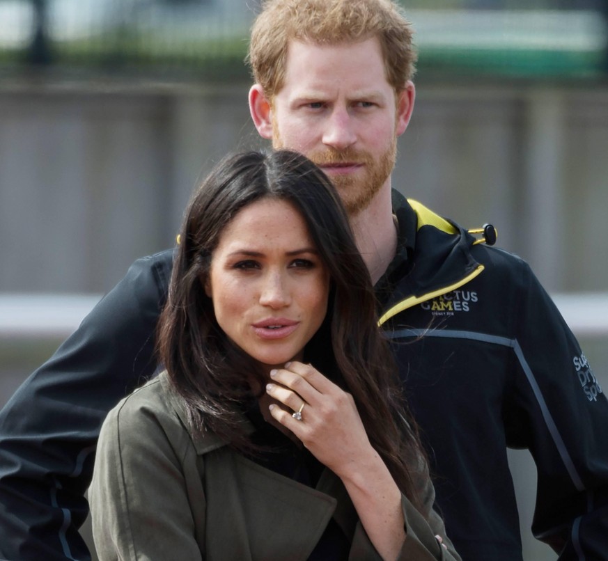 October 15, 2018 - MEGHAN, Duchess of Sussex, is pregnant with her first child who is due to be born in the spring, Kensington Palace has announced. PICTURED: April 6, 2018 - London, United Kingdom -  ...