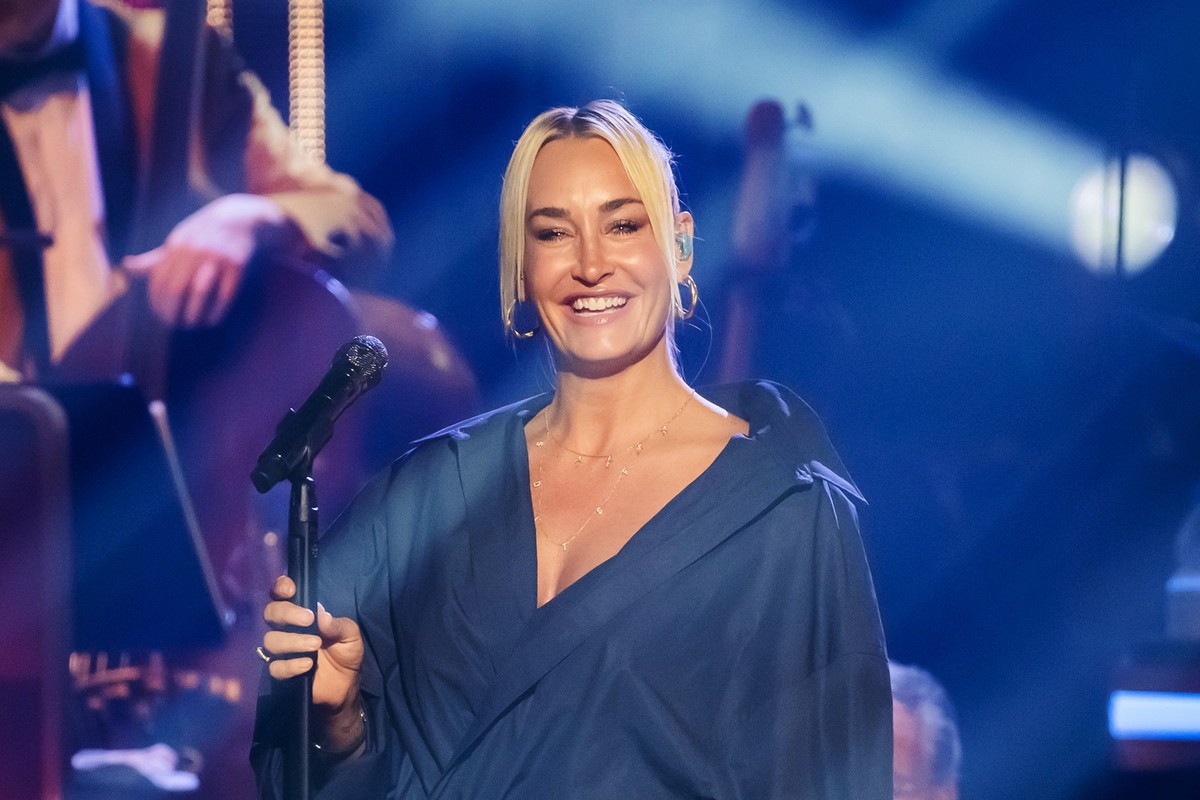 27.03.2025, Berlin: Sarah Connor, Sängerin, tritt bei der Aufzeichnung von «75 Jahre ARD - Die große Jubiläumsshow» im Studio Berlin-Adlershof auf. (zu dpa: «Sarah Connor: «Die Mucke ist doch kacke»») ...