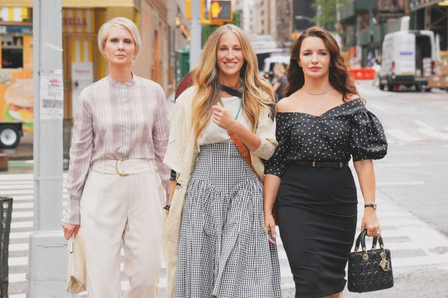 In "And Just Like That..." gibt es ein Wiedersehen mit Cynthia Nixon, Sarah Jessica Parker und Kristin Davis.