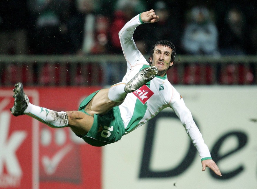 Johan Micoud holte 2004 das Double mit Werder.  
