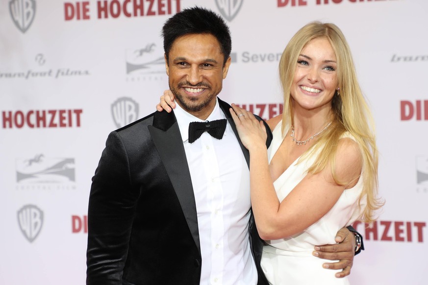 Daniel Aminati und Patrice Eva Fischer auf dem roten Teppich bei der Weltpremiere von DIE HOCHZEIT im Zoo Palast in Berlin. *** Daniel Aminati and Patrice Eva Fischer on the red carpet at the world pr ...