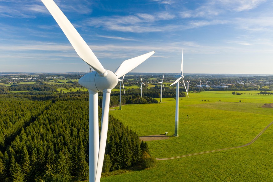 Windanlagen an Land produzierten dieses Jahr mehr Strom als zuvor. 