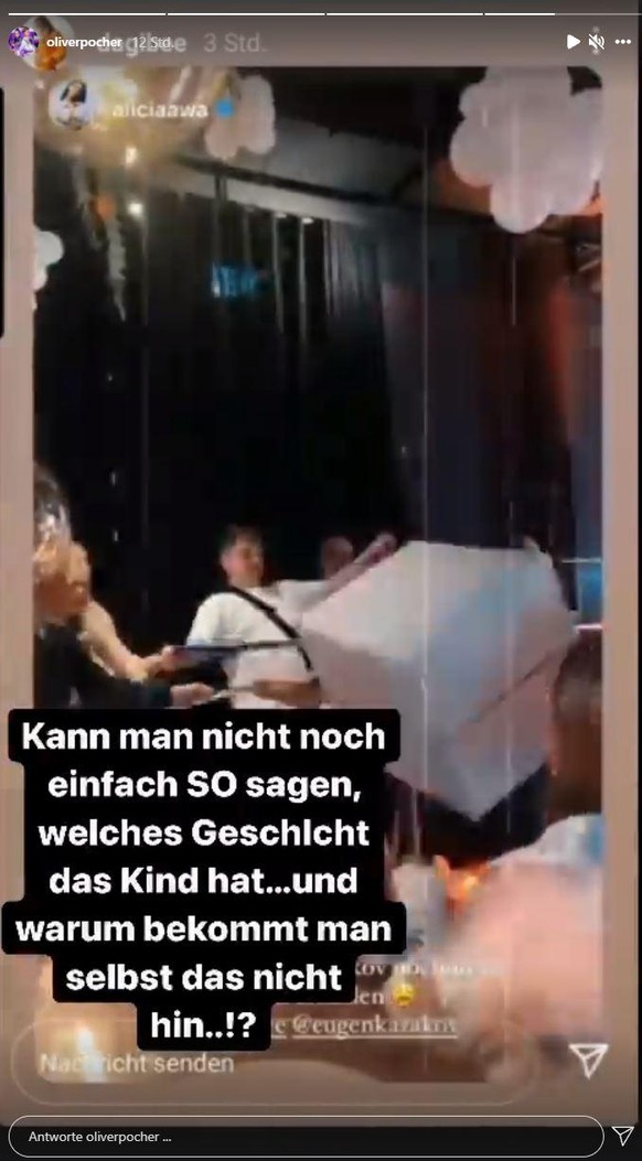 Oliver Pocher über Dagis missglückte Baby-Party auf Instagram.