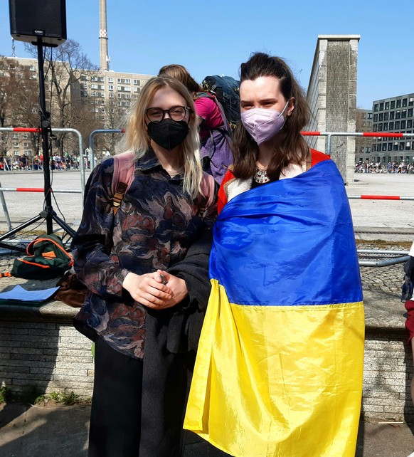 Globaler Klimastreik Solidarität mit der Ukraine