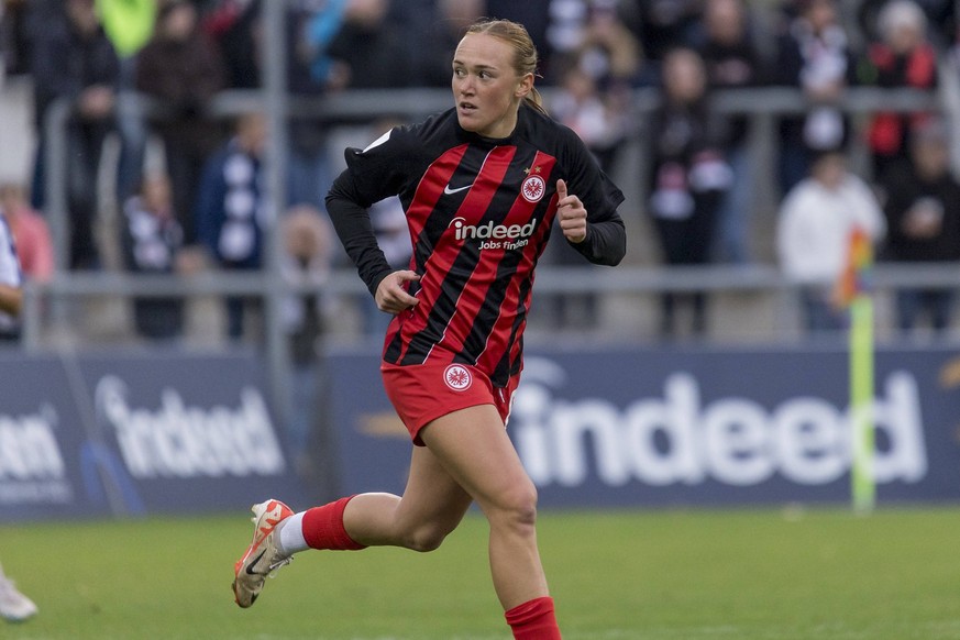 Google Pixel Frauen Bundesliga: Eintracht Frankfurt - MSV Duisburg, Stadion am Brentanobad, Frankfurt, 22.10.2023 Lisanne Gr