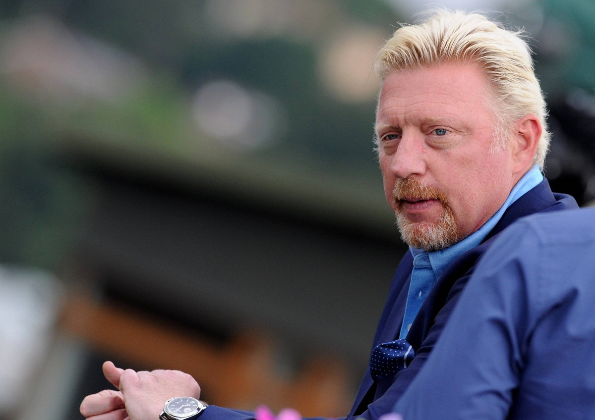 Wimbledon - Boris Becker Allemagne TENNIS : Wimbledon - 05/07/2018 chryslenecaillaud/panoramic PUBLICATIONxNOTxINxFRAxITAxBEL