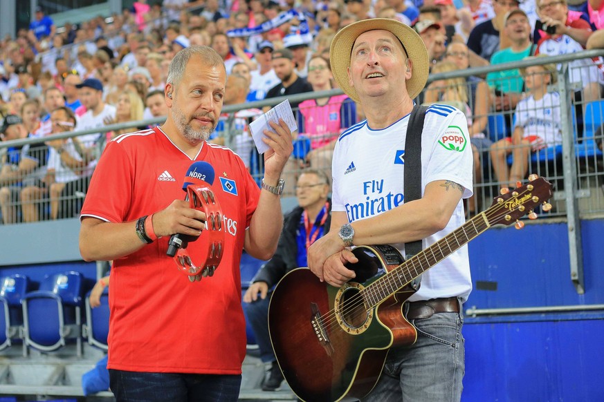 Lotto King Karl (l.) und Carsten Pape werden in dieser Saison nicht mehr für den HSV trällern.