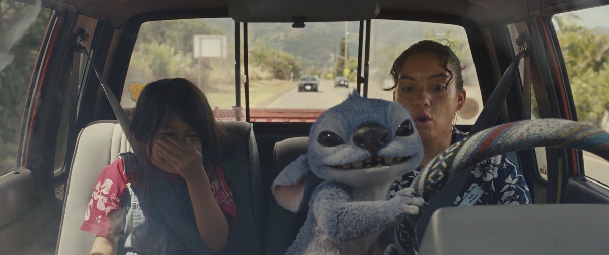 This image shows Maia Kealoha, left, and Sydney Agudong in a still from the film &quot;Lilo &amp; Stitch.&quot; (Walt Disney Studios Motion Pictures via AP)
