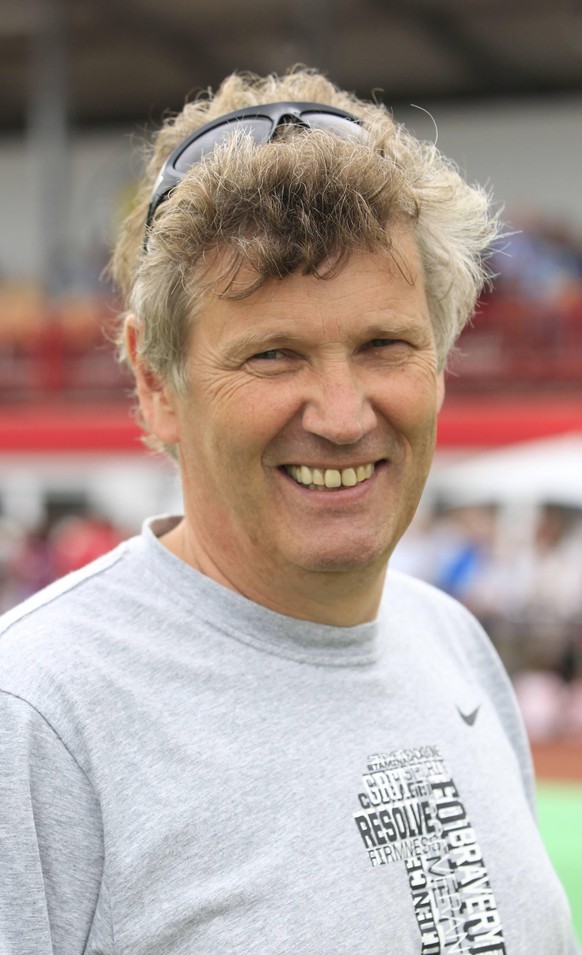 Lauf-Trainer Tono Kirschbaum bei einem Wettbewerb 2011