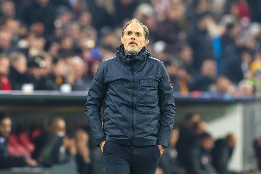 Chef-Trainer Thomas Tuchel FC Bayern Muenchen, FC Bayern Muenchen vs. Galatasaray Istanbul , Champions League, Fussball, Vorrunde, Rueckspiel, 08.11.2023 Muenchen Bayern Germany *** Head Coach Thomas  ...