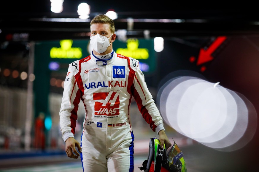 Mick Schumacher absolvierte in Bahrain sein erstes Formel-1-Rennen.
