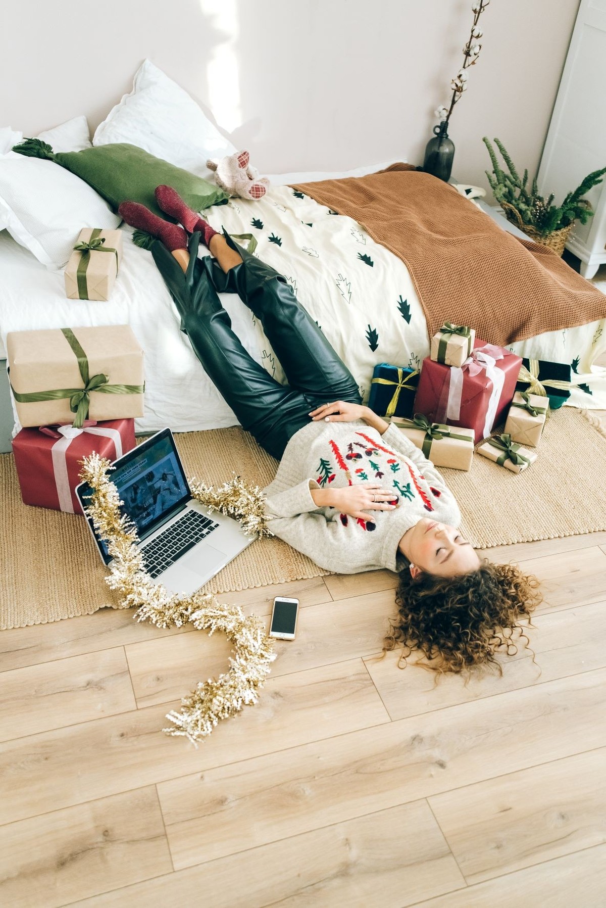 Ganz schön anstrengend, so eine Shopping-Marathon an Weihnachten!