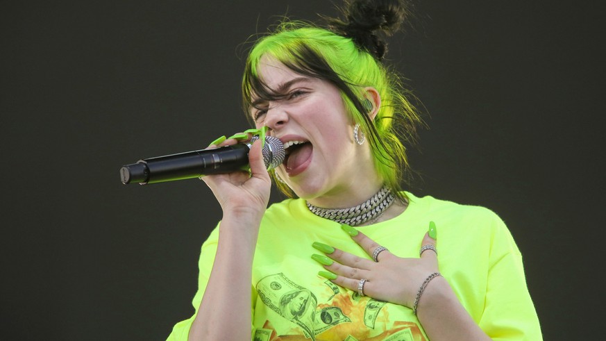 ARCHIV - 06.10.2019, USA, Austin: Billie Eilish, S