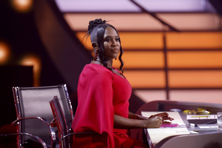 Moderatorin Motsi Mabuse bei der 16. Staffel der RTL-Tanzshow Let s Dance im MMC Coloneum. Köln, 10.03.2023 NRW Deutschland *** Host Motsi Mabuse at the 16 season of the RTL dance show Let s Dance at  ...