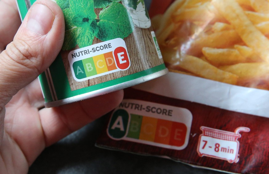 ©PHOTOPQR/L&#039;ALSACE/Jean-François FREY ; ; 15/10/2019 ; Le logo Nutri-Score sur un aliment.